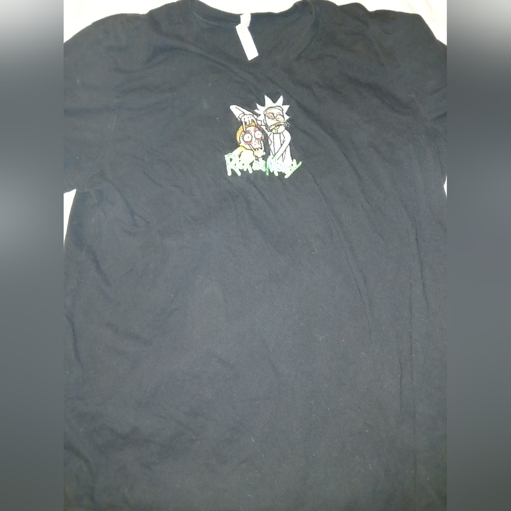 Embroidered Rick And Morty Tee